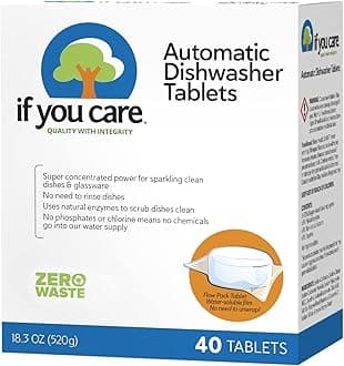 IF YOU WORRY Automatic Dishwasher Tablets, 40 Count