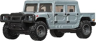 Premium Car Culture Collectible Toy Car, 1:64 Scale Die-Cast Hummer H1, Terra Trek Vehicle with Real Riders Tires