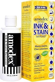 Ink and Stain Remover Unique Soap Liquid Formula 4 fl oz Bottle