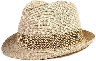 Comhats Panama Hat Sun Hat Straw Hat Fedora Hat Handmade Men for Men