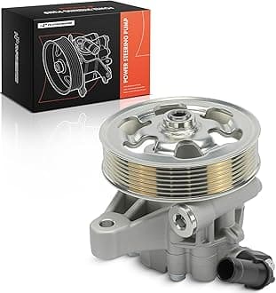 Power Steering Pump, with Pulley, Compatible with Honda Accord 2008 2009 2010 2011 2012, 2.4L, Replace # 56100R40A03
