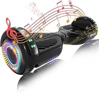 SIMATE Hoverboard, Bluetooth All Terrain Hover Boards with LED Lights and APP Control, Gifts for Kids Adults Girls Boys, for All Ages