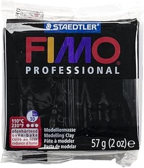 STAEDTLER Fimo Professional Soft Polymer Clay 2oz-Black