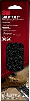 Safety-Walk™ Slip Resistant Tape 610B-T2X9-6PK, General Purpose, Indoor & Outdoor, Black, 50.8 x 228 mm, 6 Strips/Pack