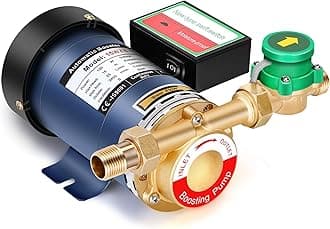 120W Water Pressure Booster Pump with Automatic Water Flow Switch, 115VAC, 396 GPH, 21.7 PSI, Water Pressure Pump for Household Kitchen Bathroom