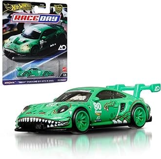 Hot Wheels Premium Porsche 911 GT3 R, Car Culture Circuit Legends Vehicles for Kids 3 Years Old & Up and Adult fans and Collectors, Premium Collection of Car Culture 1:64 Scale Vehicles, HRV72