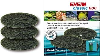 Eheim 2217 Carbon Set of 3 Sponges for Aquarium