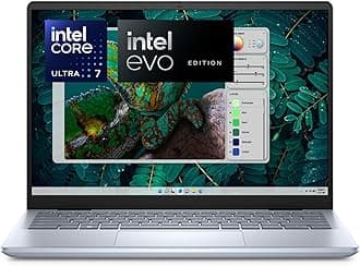 DellInspiron 14 Plus 7440 Laptop - 14 Inch 16:10 2.2K (2240 x 1400) Display, Intel Core Ultra 7-155H, 16GB LPDDR5X RAM, 1TB SSD, Intel Arc Graphics, Windows 11 Home, Onsite Service - Ice Blue