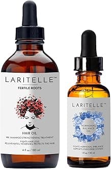 Laritelle Organic Hair Growth Complex | Promotes New Hair Growth, Nourishes Follicles & Balances Hormones | Hair Loss Treatment | GMO-free