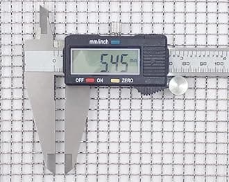 5.5mm Hole Size - Stainless Steel 304L - Cut Size: 15cm x 15cm - 4 Mesh Count - Woven Wire Mesh - By Inoxia