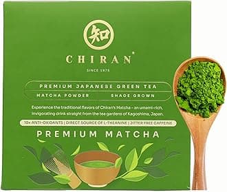 Premium Matcha Powder from Japan – Shade-Grown, Deep Green Color, and Velvety Smooth Texture | Japanese Green Tea Powder | Coffee Replacement with Jitter-Free Caffeine Boost