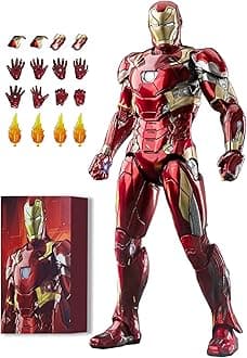 BANOBI 7 Inch MK46Ironman(1/10 Scale) Action Figure with Lots of Accessories,Exquisite Painting Collectible Toy