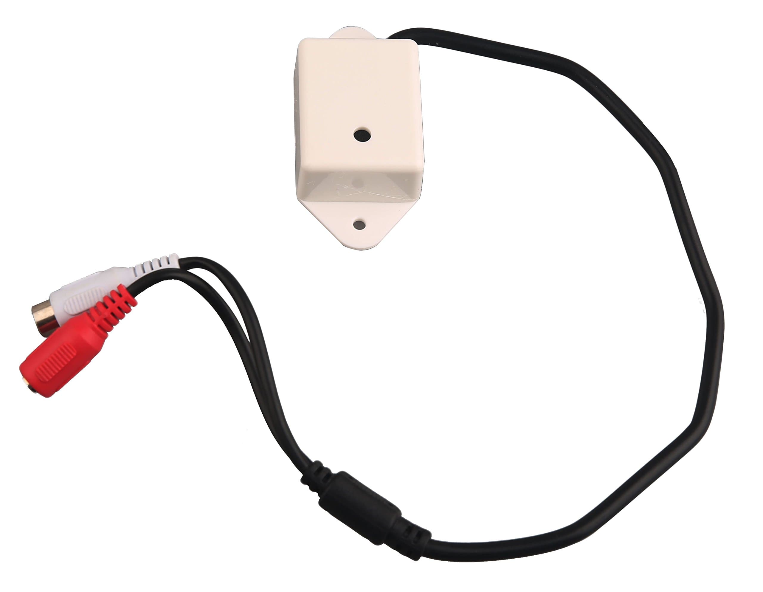 Weatherproof High Sensitive CCTV Microphone for CCTV Security Camera CCTV DVR Surveillance System,Volume can be Adjusted, Outdoor Audio External Microphone