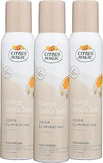 Citrus Magic Natural Odor Eliminating Air Freshener Spray, Orange-Vanilla Swirl