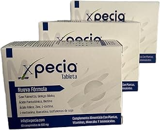 XPECIA Men's Anti-Hair Loss Blocks DHT Hair Growth Formula 180 Tablets