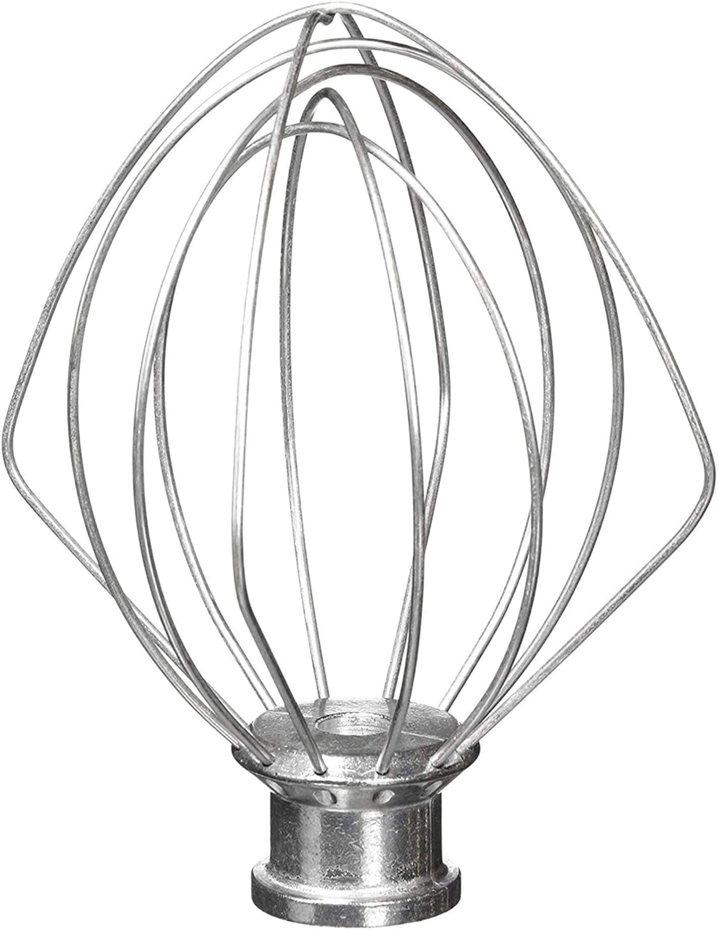 K45WW Wire Whip for KitchenAid Tilt-Head Mixer,6-Wire Whisk Attachment Replacement for K45SS, KSM110 4.5QT/5QT Tilt-Head Stand Mixer, Stainless Steel, Egg Heavy Cream Beater, Cakes Mayonnaise Whisk