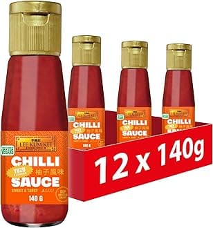 Lee Kum Kee Yuzu Flavoured Chilli Sauce, Vegan, 140 g (Pack of 12)