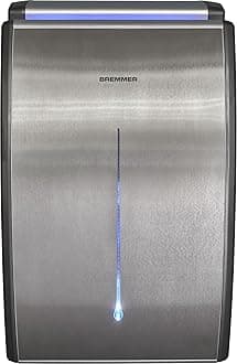 Bremmer Power Blade Hand Dryer for Commerical Spaces/Bathrooms, Brushed Steel
