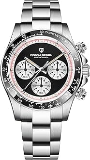 Pagani Design Men's Watches Sapphire Stainless Steel 100M Waterproof Luxury 40mm Sports Quartz Chronograph Wrist Watches