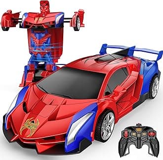 Remote Control Car for Boys 4-7: RC Cars Robot Toys for Kids Toys for 3 4 5 6 7 8 Year Old Boys Christmas Birthday Gifts for Boy Ages 4-6 8-12