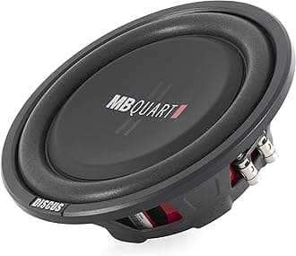 MB Quart DS Inch Shallow Space Saving Slim Subwoofer Car Speakers with Dual V...