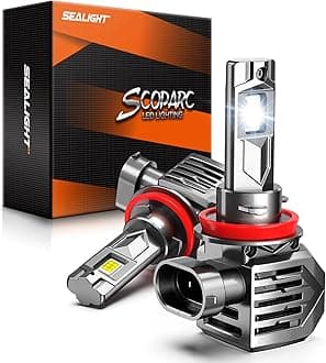 H8 H11 Fog Lamps 75000LM High Power 9×Brighteness for ATVs & Powersports, 2026 Version 99% Compatibility, S7S Wireless H9 Fog Lights 10 Years Lifespan Plug and Play- Pack of 2