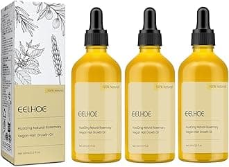 180 ML Eelhoe Hair Growth Oil, Carvenchi Natural Hair Growth Organic Rosemary Oil for Dry Damaged Hair and Growth Thin Hair