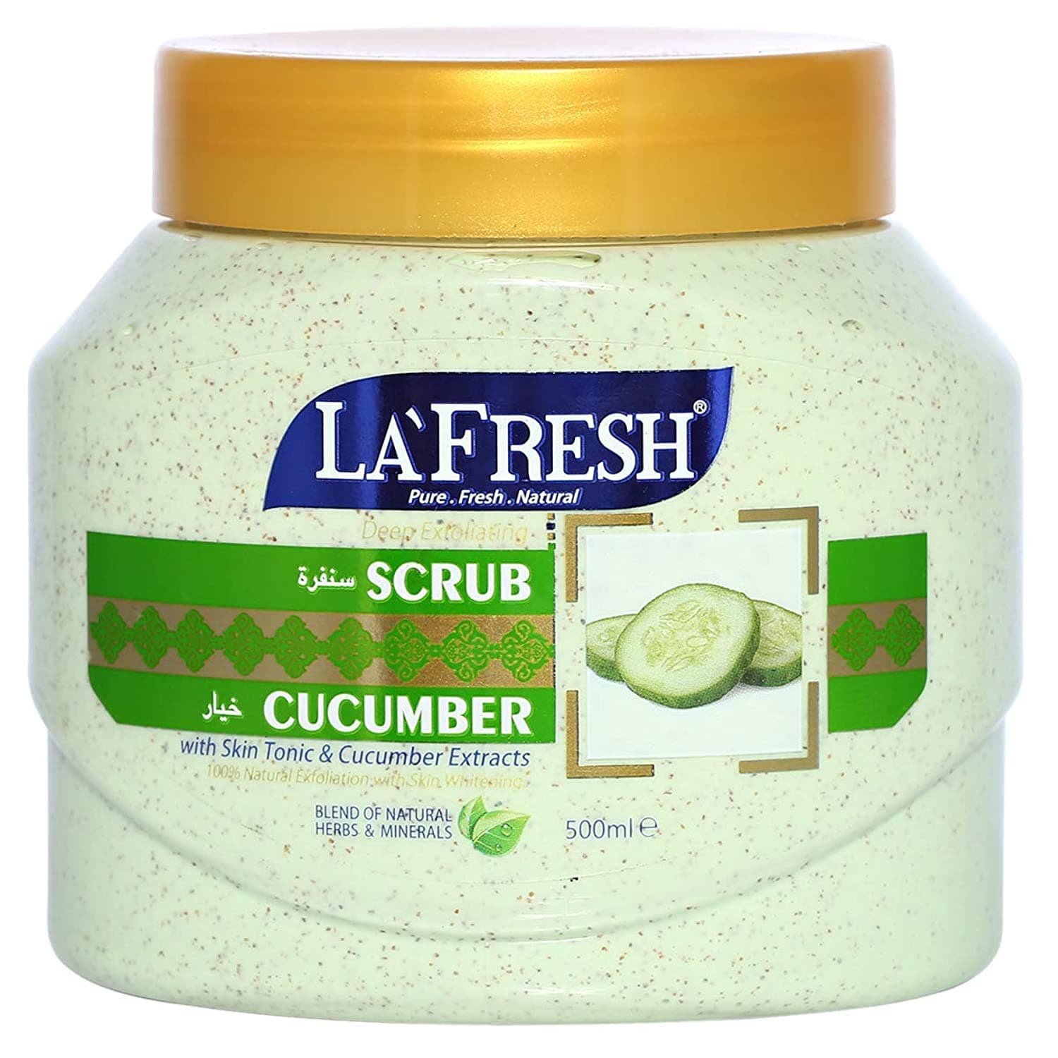 La Fresh Cucumber Face Scrub, 500ml