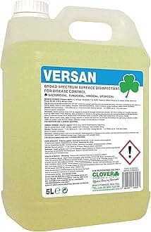 Versan Cleaner & Disinfectant Ideal for the Food Industry and Kennels - Kills Parvo Virus, Feline Panleukopenia, Calicivirus & More (5L)
