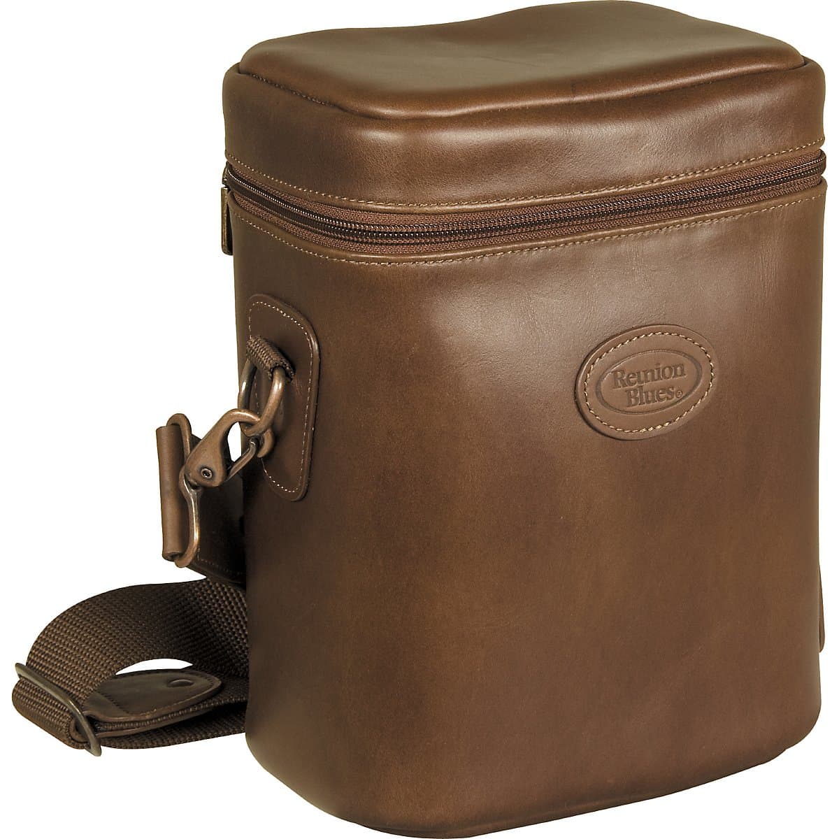 Multiple Mute Bag, Chestnut Brown Leather