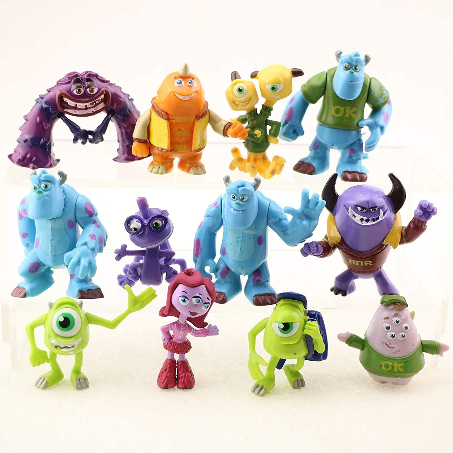 12pcs Mon Uni Figures Set