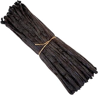25 Organic Madagascar Vanilla Beans Grade A for Extract, Cooking and Baking by FITNCLEAN VANILLA| Certified USDA Organic. Bourbon Fresh Gourmet NON-GMO Whole Pods
