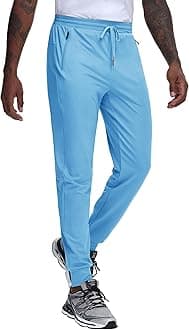 JWM Regular/Tall Mens Athletic Joggers Lightweight Workout Running Gym Training Pants Tapered Sweatpant