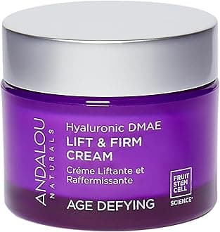Hyaluronic DMAE Lift & Firm Skin Cream | Anti Aging Face Moisturizer with Hyaluronic Acid | Helps Reduce Fine Lines & Wrinkles | 1.7 oz