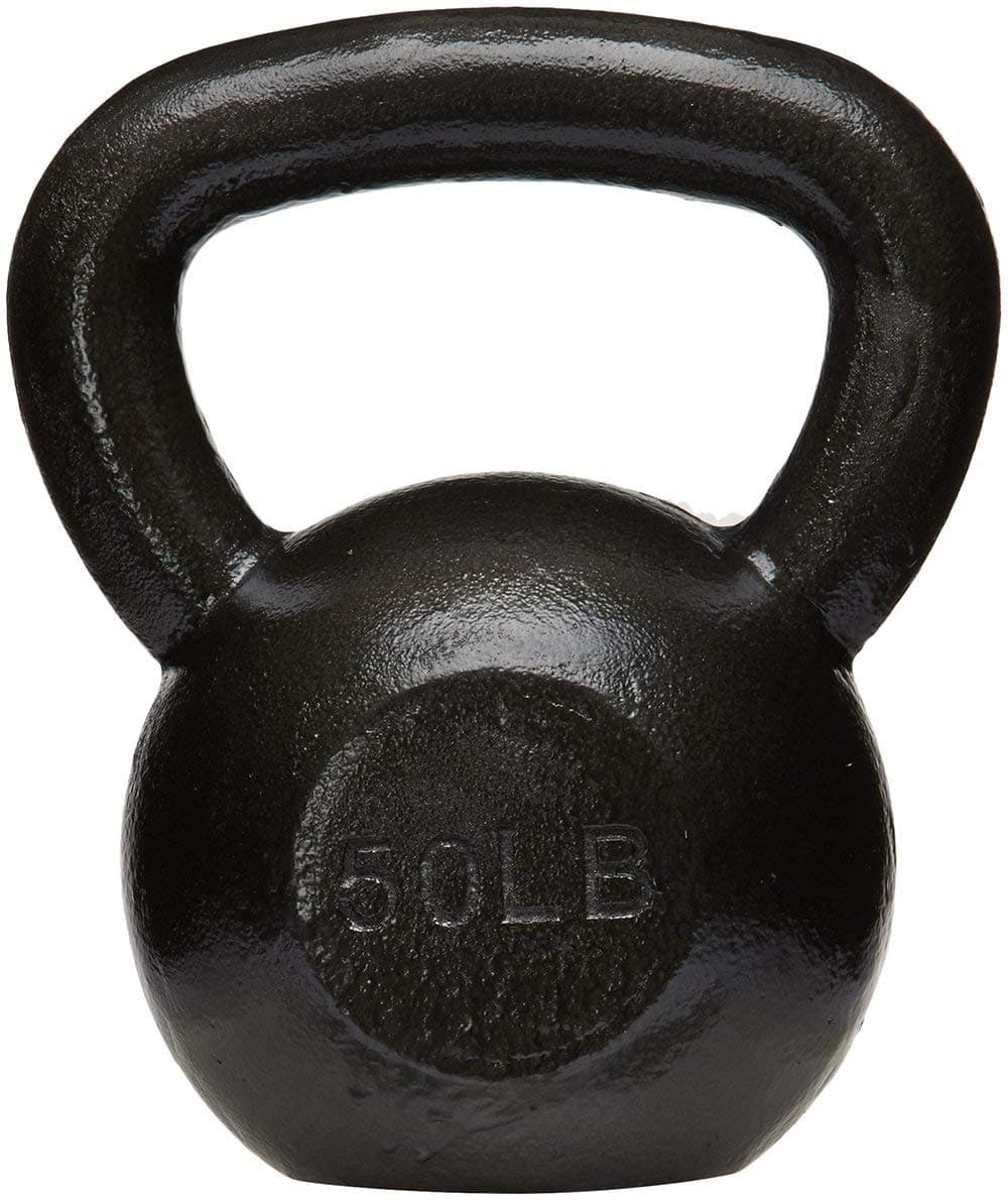 AmazonBasics Cast Iron Kettlebells