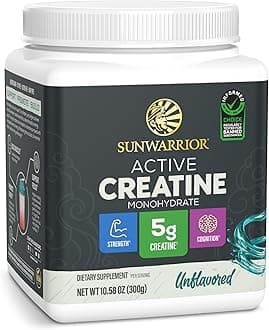 Creatine Monohydrate Powder Micronized PreWorkout Recovery Supplement | Support Muscle Building Strength Training Cognition | Vegan & Keto Friendly Easily Mixes (60 Serving) Unflavored Active Creatine