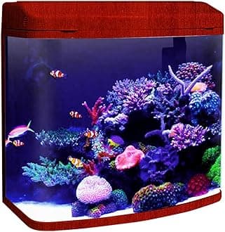 Jainsons Pet Products Minjiang Fish Aquarium Rust Resistant Tank (HR3-580, Capacity-56L, Rosewood)