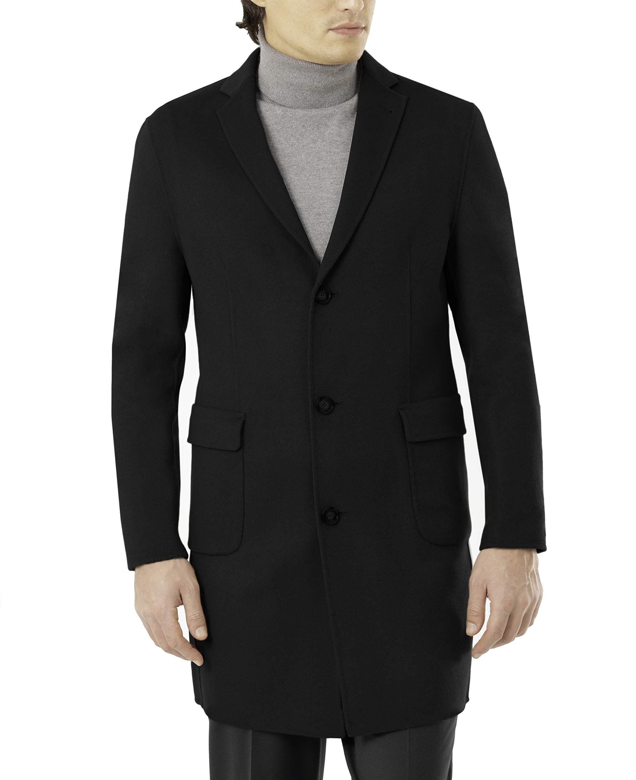 DKNY Men's Regular Overcoat