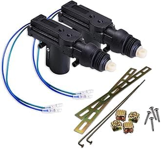 Zone Tech Car Universal High Power Door Lock Actuator - Premium Quality Heavy Duty Durable Automotive Locking Mechanism (2-Pack)