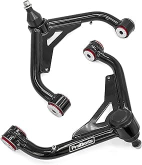 2-4" Lift Front Upper Control Arms for 2001-2010 Chevy Silverado/GMC Sierra 2500HD/3500HD 4WD, 2001-2006 Silverado/Sierra 1500HD, 2001-2004 Silverado/Sierra 2500, Heavy-Duty Tubular Control Arms