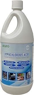 HYPOCHLOROUS ACID: DRDO recommended & EPA approved Eco friendly disinfectant | Safe for Skin (1ltr)