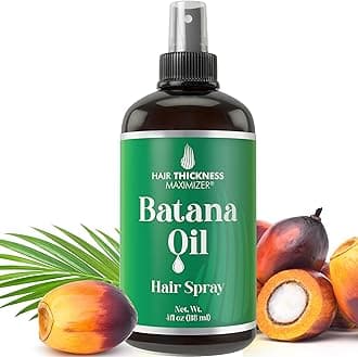 Batana Oil for Hair Growth Spray - Raw Batana from Honduras. Vegan Leave in Conditioner for Women, Men. Strengthens & Hydrates Thinning, Dry Hair for a Healthier-Looking Scalp