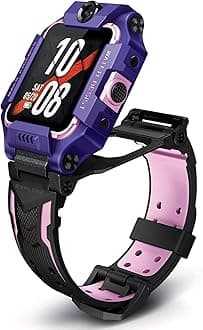 imoo Watch Phone Z6 Kids Smart Watch, Kids Smartwatch Phone with Two Way Video&Phone Call, GPS Watch with Real-time Locating & IPX8 Swimming Water-Resistance, Stay Connected with Kids(Purple)