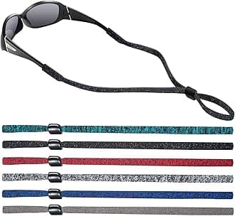 SHINKODA 6-Pack Glasses Strap - Universal Eyeglass Lanyard - Eyewear Retainer Cord for Reading, Safety, Sports & Sunglasses