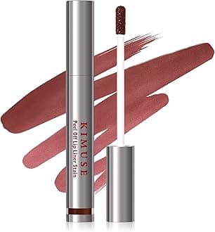 Peel Off Lip Liner Stain, Long Lasting Lip Tint Stain Peel Off, Waterproof, Transfer-Proof, Highly Pigmented Color Peel Off Lip Stain Liner, Matte Finish