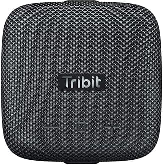 StormBox Micro 9W Bluetooth 5.0 Wireless Outdoor Speaker,Deep Bass,Powerful Loud Sound,Portable Lightweight Speaker,Voice Assistant Support,Built-in Mic,Waterproof,Wireless Stereo Pairing,Black