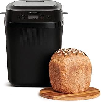 Panasonic SD-PN100 Automatic Mini Bread maker, 4 Gluten-Free Programmes, Compact Design, 18 Auto Programmes, LCD Display, Black
