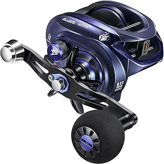 Piscifun Alijoz 400 Baitcaster Fishing Reel, 38Lbs Max Drag Aluminum Alloy Frame Baitcasting Reel, Available in 6.6:1/8.1:1 Gear Ratio, Freshwater and Saltwater Low Profile Casting Reel for Musky
