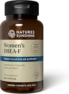 Nature's Sunshine DHEA-F, 100 Capsules | Formula for Women Supports Energy, Sleep, Joint Function, Metabolism, and Mental Function