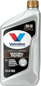 Valvoline Restore & Protect Full Synthetic 5W-30 Motor Oil 1 Quart